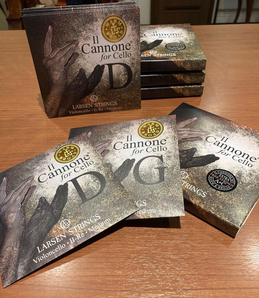 チェロ弦 ラーセン イルカノーネ セット 商品レビュー】Larsen社 チェロ弦 Il Cannone（イル・カノーネ）試して